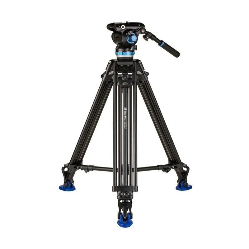Benro A673TM Trépied vidéo double tube en aluminium avec tête vidéo S8PRO