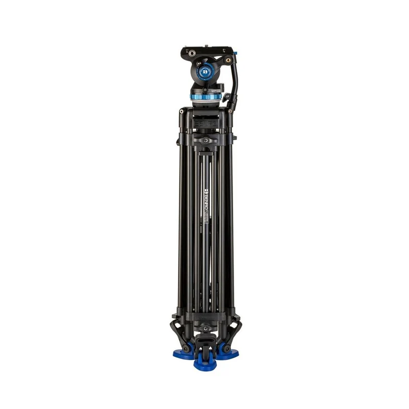 Benro A673TM Trépied vidéo double tube en aluminium avec tête vidéo S8PRO