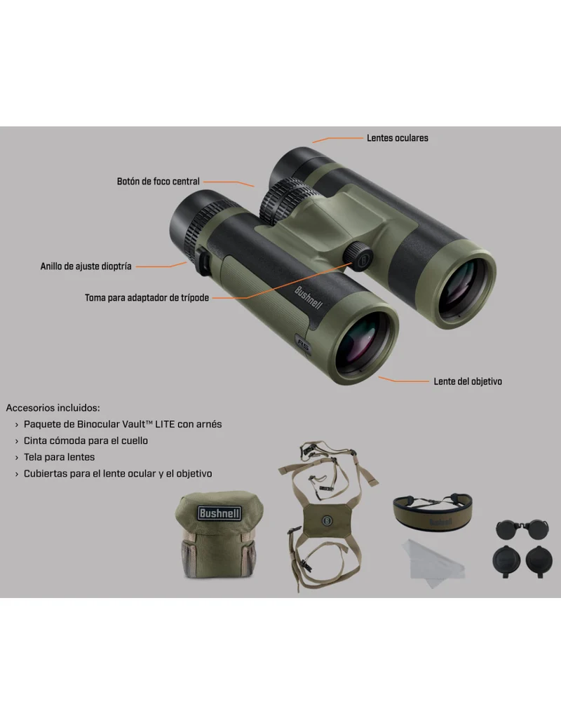 Prismático BUSHNELL R5 - 8x42