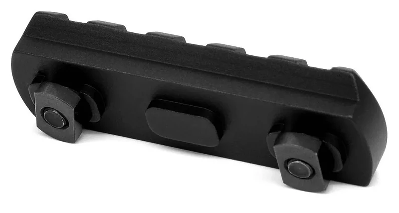 Carril WARNE M-LOK 5 ranuras - negro