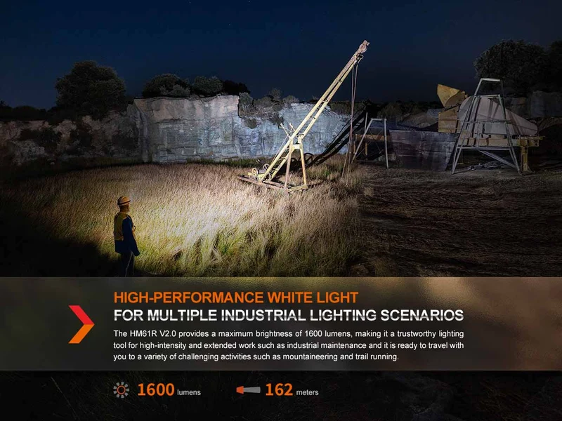 Fenix HM61R V2.0 LED Stirnlampe