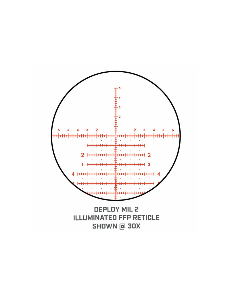 Visor BUSHNELL MATCH PRO ED 5-30x56 Side Focus Deploy MIL 2 FFP ilum.