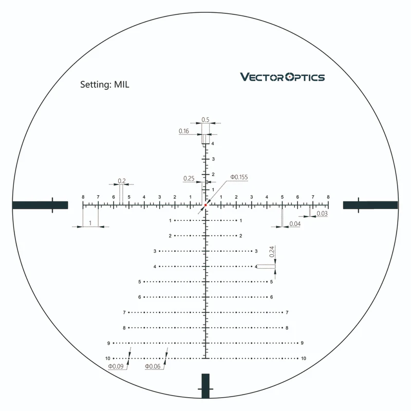 Visor Vector Optics Continental X6 4-24x56 VCT FFP PRS