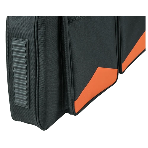 Gewehrfutteral aus Nylon mit gepolsterten Nylonfutter, Gewehrfutt.schwarz/orange