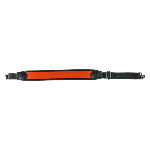 Gewehrriemen aus Neopren mit Riemenbügel, Gewehrrie.Neopr.schw/orange SV