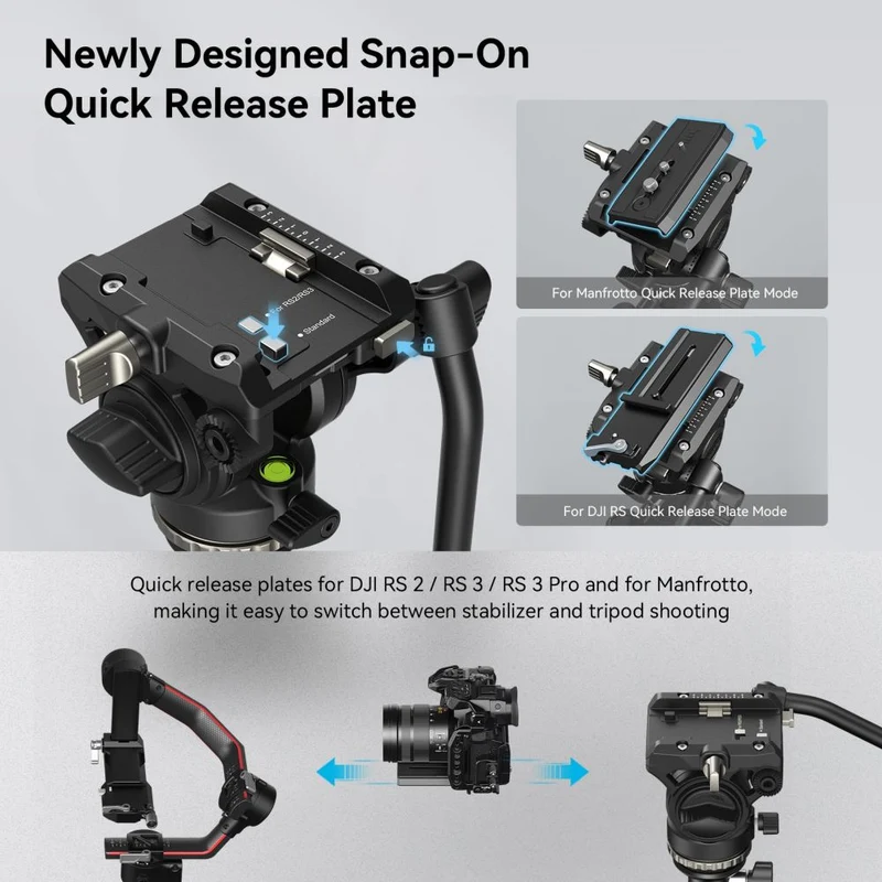 SmallRig 4475 Kit trépied vidéo CT210