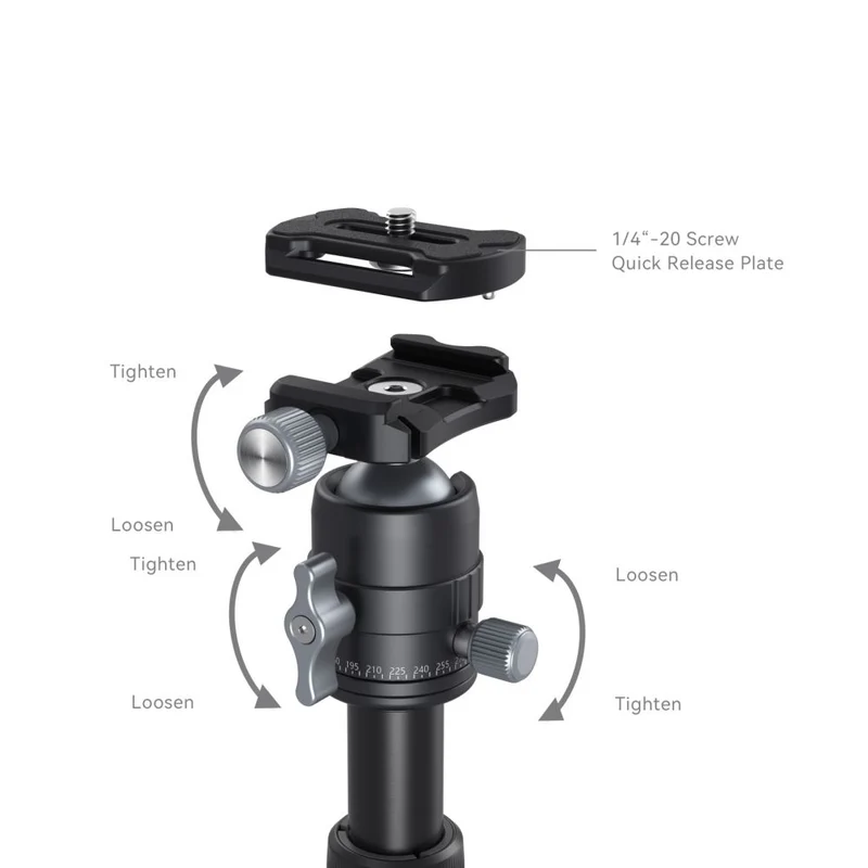 SmallRig 4289 Mini trépied en aluminium VT-20
