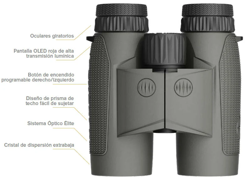 Prismático LEUPOLD BX-4 Range HD TBR/W - 10x42