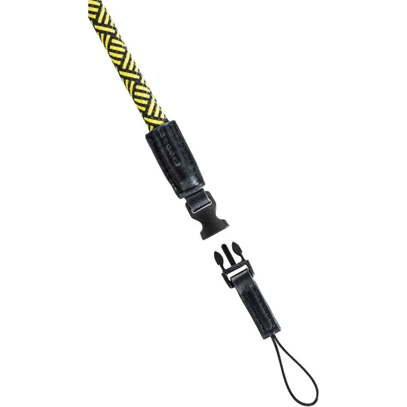 Hama Braid 120 Courroie d'appareil photo, noire/jaune