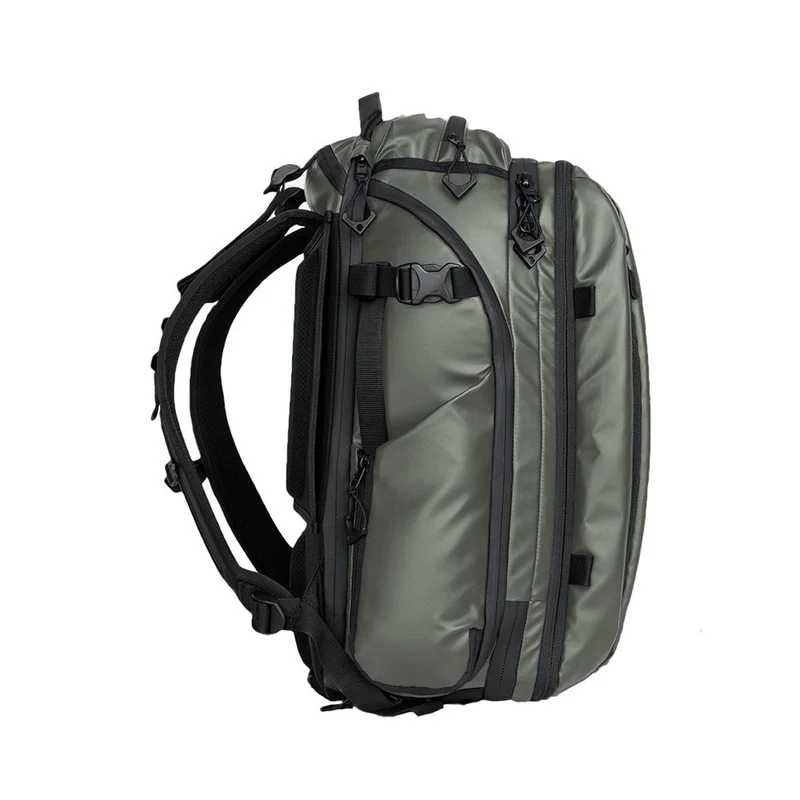 WANDRD Transit 45L Travel Sac à Dos Wasatch Vert Essential+ Bundle