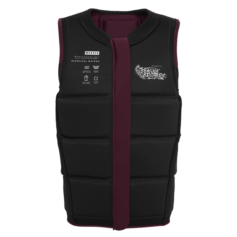 Peacock Impact Vest Fzip Wake