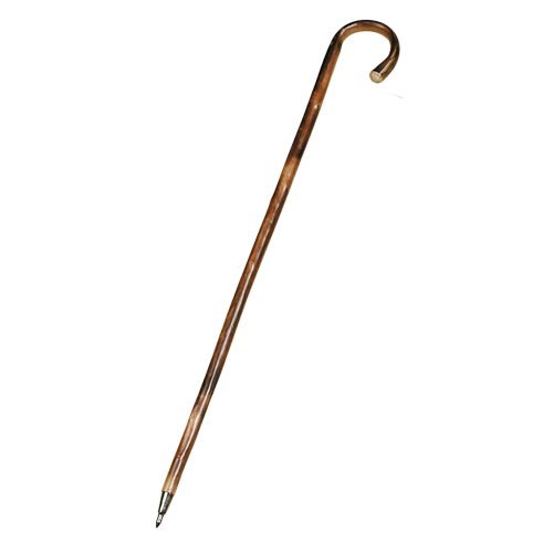 Herrenspazierstock, Kastanie gedreht, Kastanie gefl.