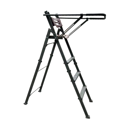 Ansitzstuhl aus Aluminium, hoch Sitzh. 150
