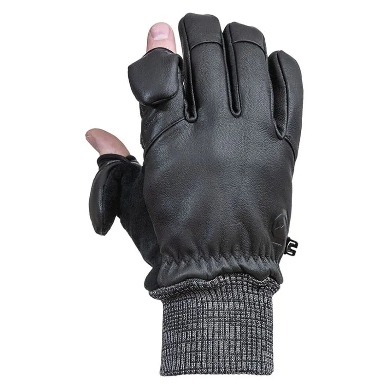 Vallerret Hatchet Cuir Gant Noir, S