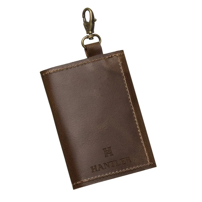 The Hantler Porte-cartes mémoire Marron chocolat / Laiton, 6x SD