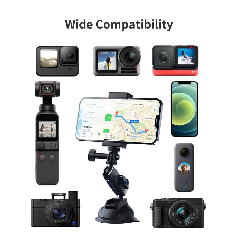 Telesin Ventouse réglable pour GoPro