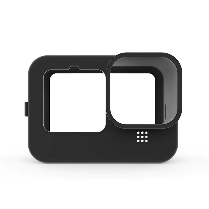 Telesin Housse de protection en silicone pour GoPro 9/10/11/12, noir