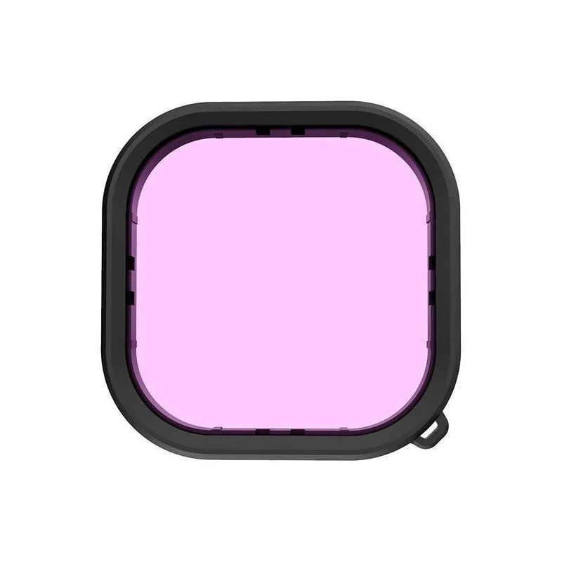 Telesin Filtres de plongée pour GoPro 9/10/11/12, rouge/rose/magenta