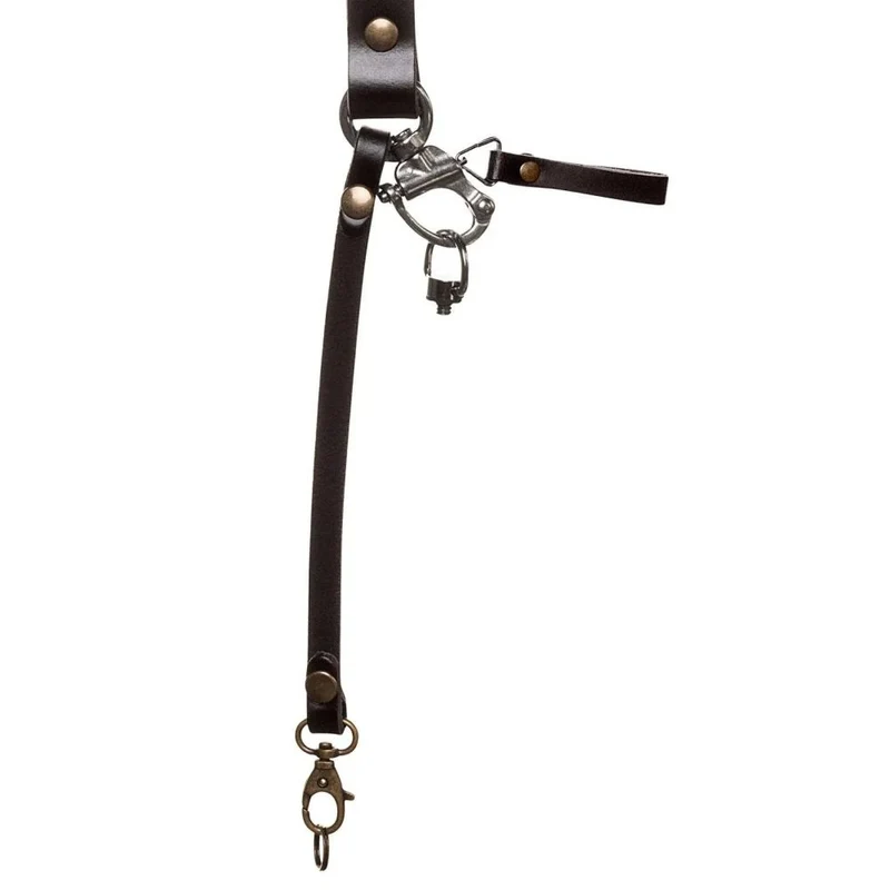 The Hantler Harnais double pour caméra Noir / Laiton, grand