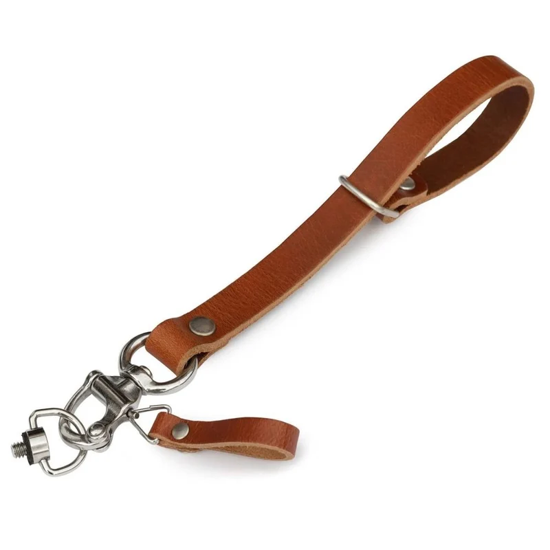 The Hantler Bracelet - attache rapide Cognac / argent