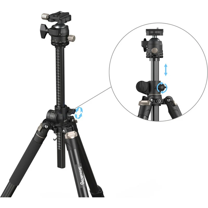 SmallRig 4288 Trépied à colonne centrale latérale CT