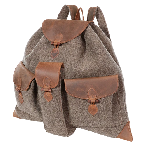 Lautloser Jagdrucksack aus Wollfilz