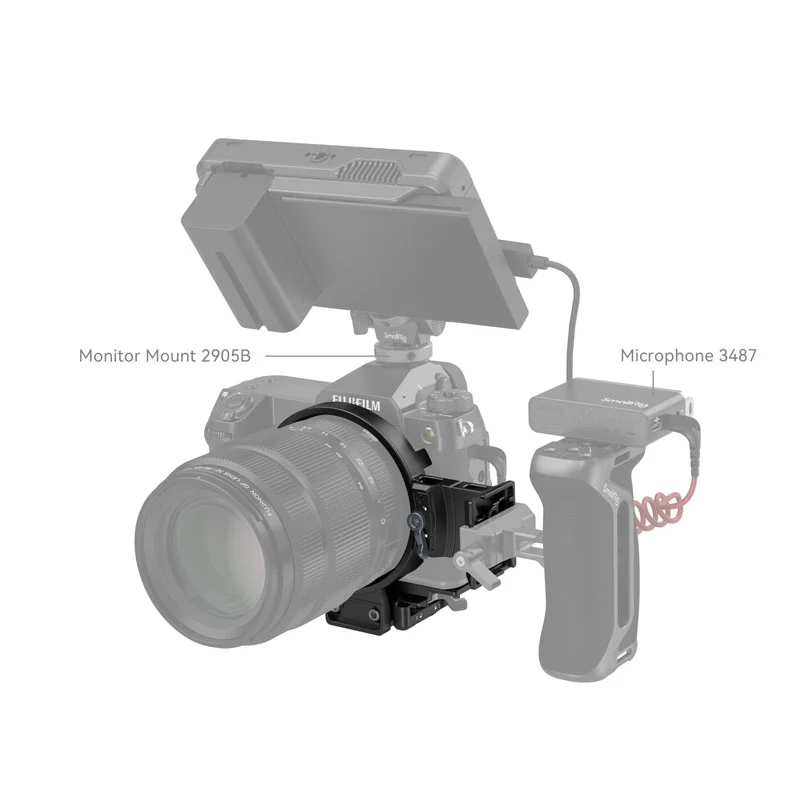 SmallRig 4305 Kit de Montage Horizontal à Vertical Rotatif pour la Série FUJIFILM GFX