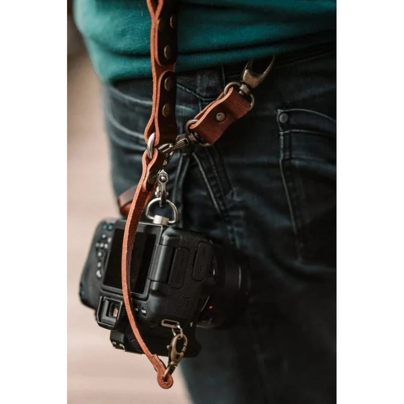 The Hantler Ancre de ceinture Brandy / Vieil argent