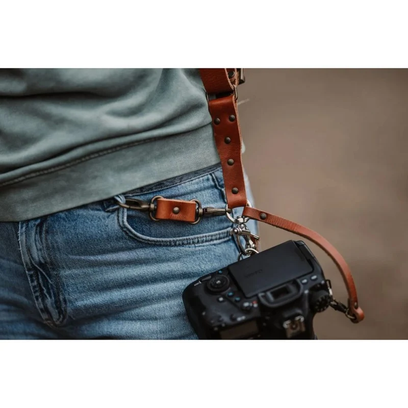 The Hantler Ancre de ceinture Cognac / Laiton