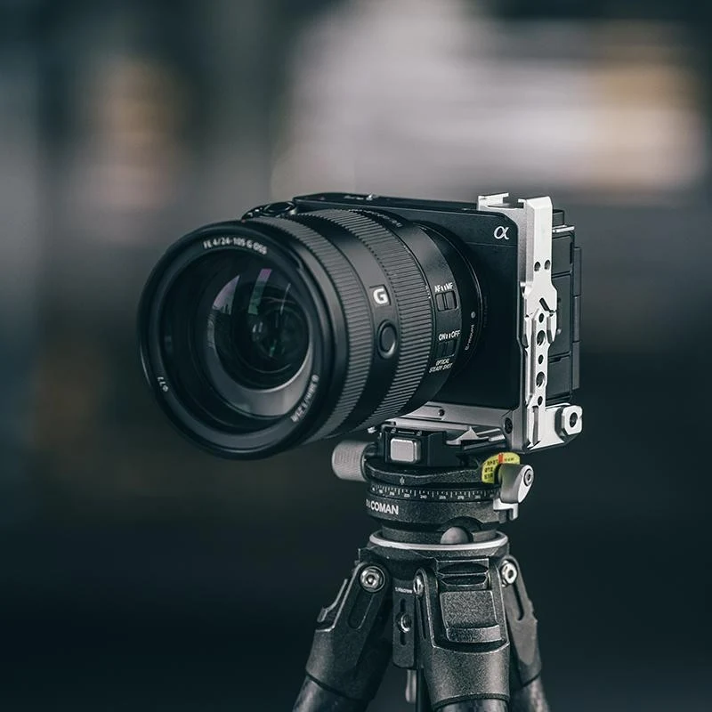 Falcam F22&F38&F50 Attache Rapide Appareil Photo Support en L Silk Argent (FOR SONY ZV-E1) C00B3503W