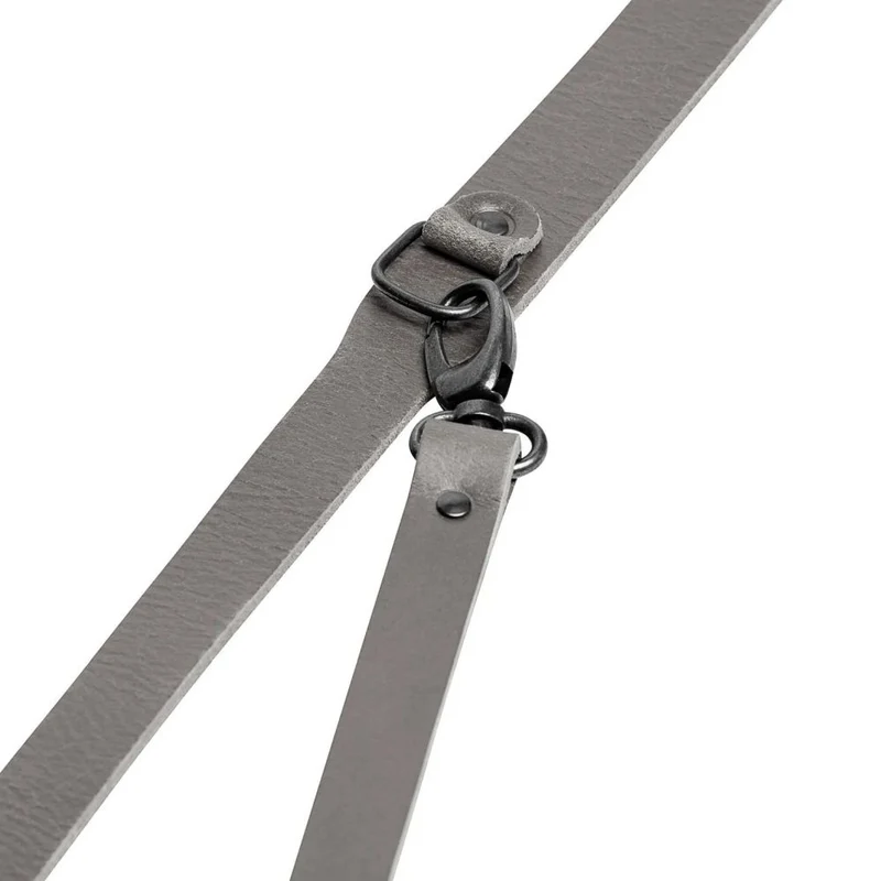 The Hantler Sangle de poitrine Gris pierre / Vieil argent, 22cm