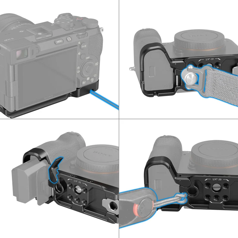 SmallRig 4438 Plaque de Montage Inférieure pour Sony Alpha 7C II / 7CR