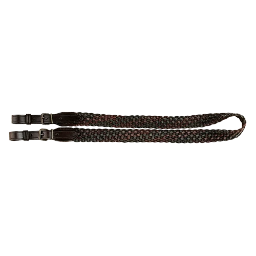 Gewehrriemen aus kräftigem Leder, Gewehrrie.8 f.gefl.3cm gr/br.
