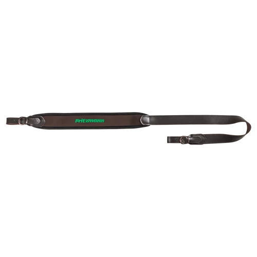 Gewehrriemen aus Neopren mit Leder, Gewehrrie.Neop.grün/Stick.