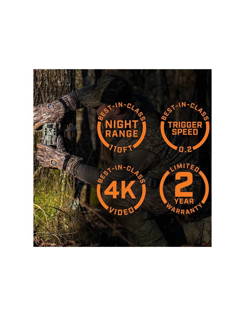 Cámara BUSHNELL Core S-4K No-Glow Treebark Camo (multilenguaje)