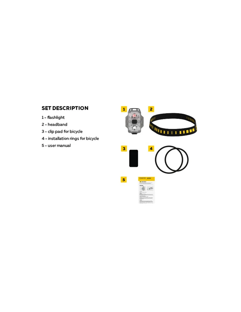 Linterna led ARMYTEK Crystal gris - luz blanca y roja