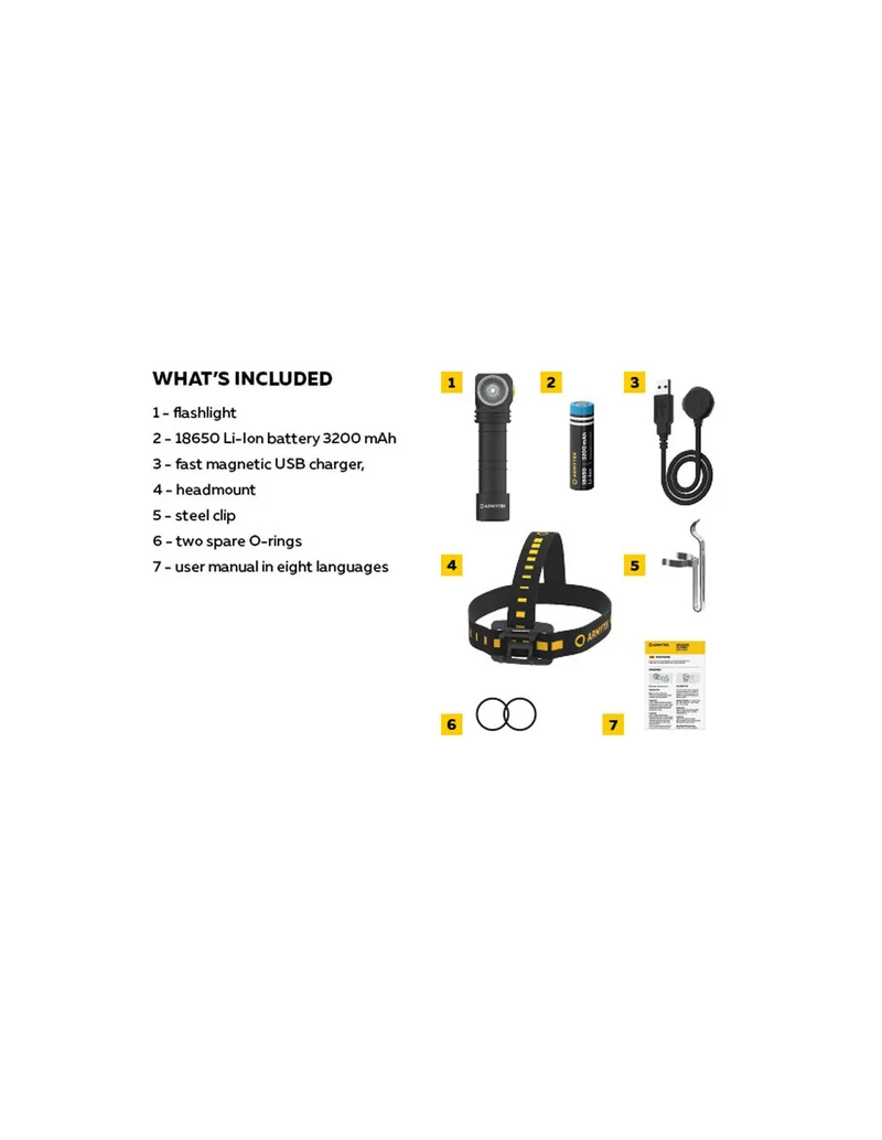 Linterna led ARMYTEK Wizard C2 WUV - luz blanca y ultravioleta