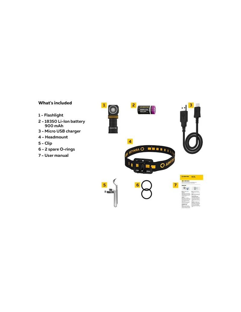 Linterna led ARMYTEK Elf C1 Micro USB - luz blanca