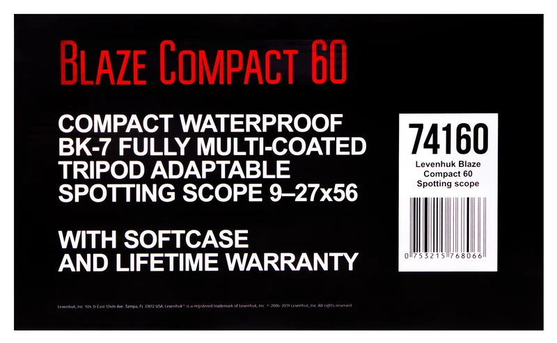 Catalejo Levenhuk Blaze Compact 60