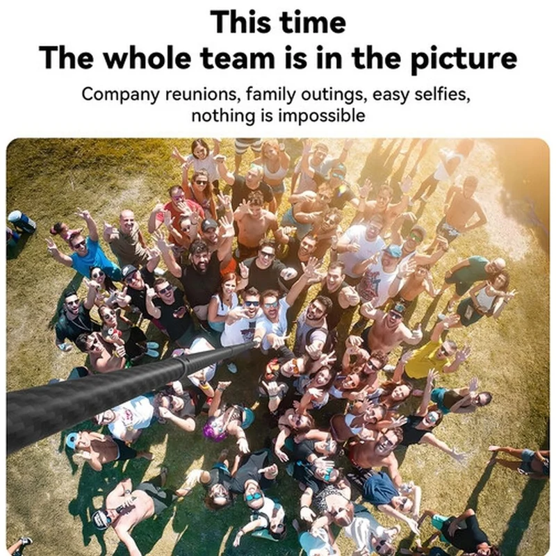Telesin Premium Perche à Selfie carbone (300 cm)