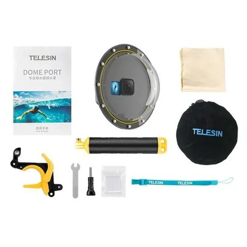 Telesin Dôme étanche pour GoPro Hero 9/10/11