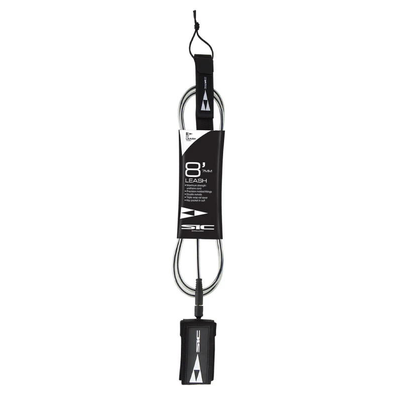 SIC Surf Leash 8' Black