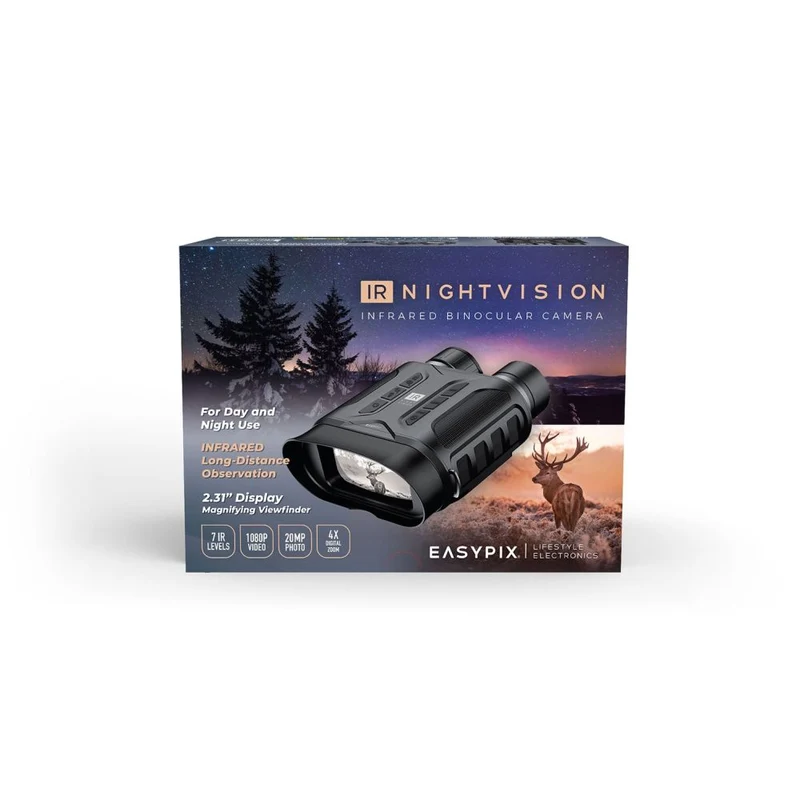 Easypix Lunettes de vision nocturne infrarouge + appareil photo