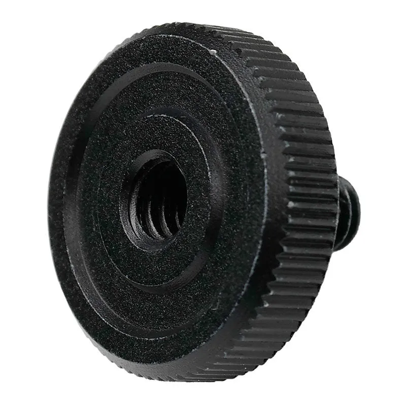 Caruba Vis adaptateur 1/4"M - 1/4"F avec poignée en métal - noir