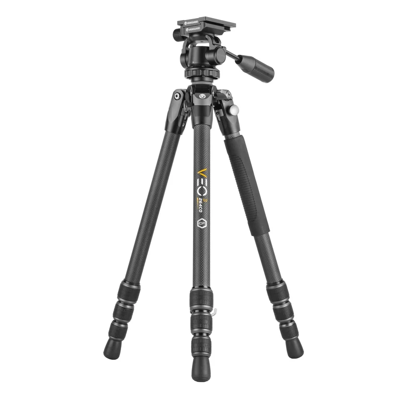Vanguard Veo 3 264CO - Trípode de carbono, rótula de observación