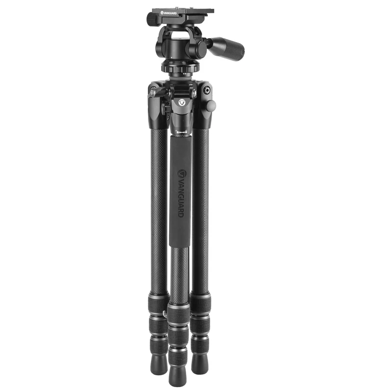 Vanguard Veo 3 264CO - Trípode de carbono, rótula de observación