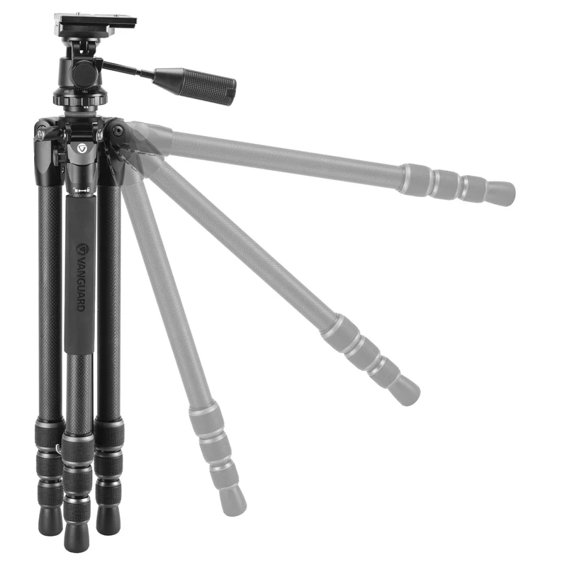 Vanguard Veo 3 264CO - Trípode de carbono, rótula de observación