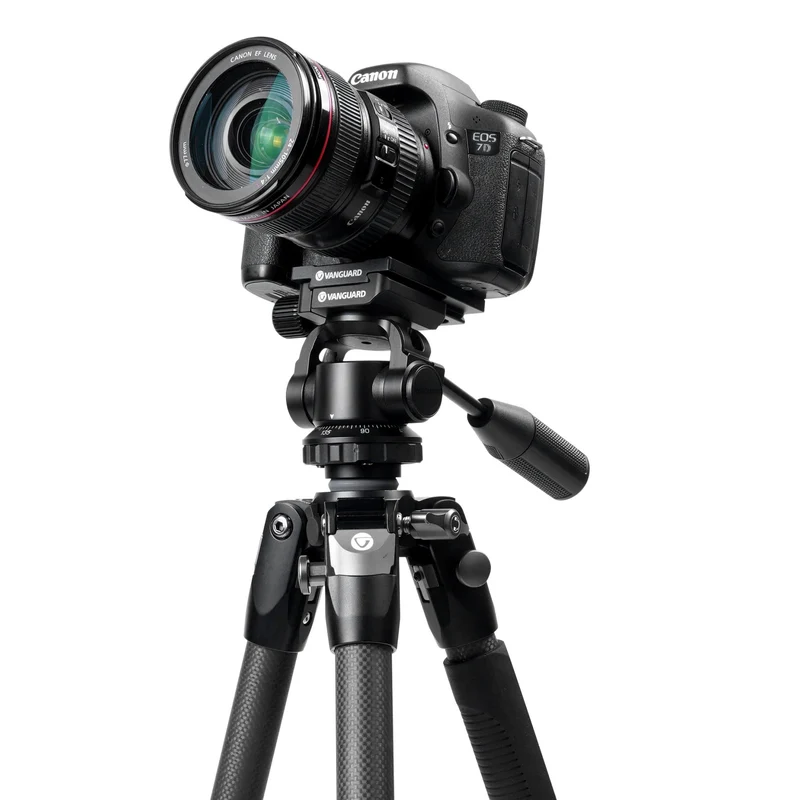 Vanguard Veo 3 264CO - Trípode de carbono, rótula de observación