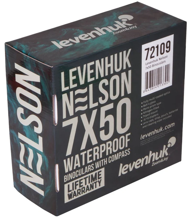 Prismáticos Levenhuk Nelson 7x50
