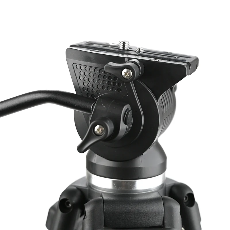 Caruba Videostar 177 Pro Trépied Vidéo + Tête à amortissement liquide